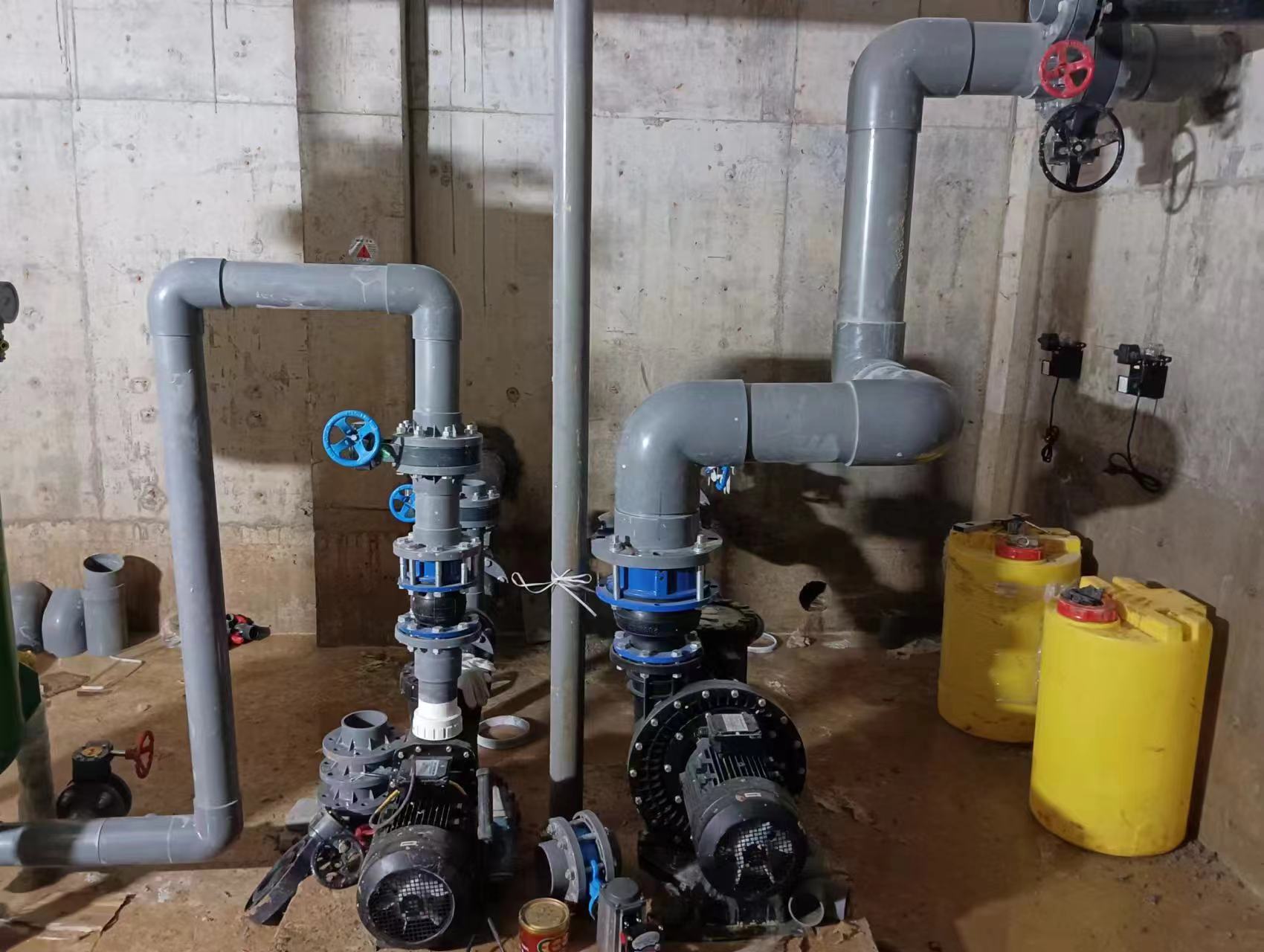 東山問梅稻田樂園二期水處理設備安裝現(xiàn)場實拍！