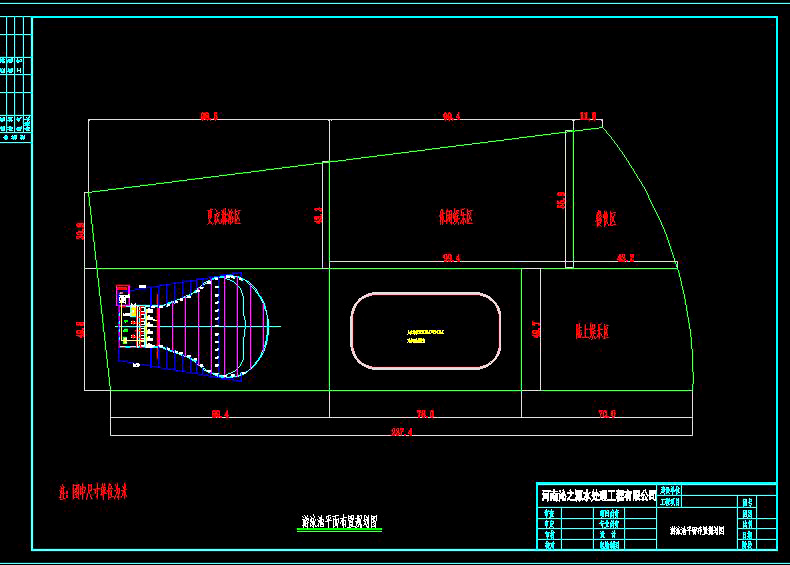 2018江西吉安99體育園泳池設備工程項目圖紙